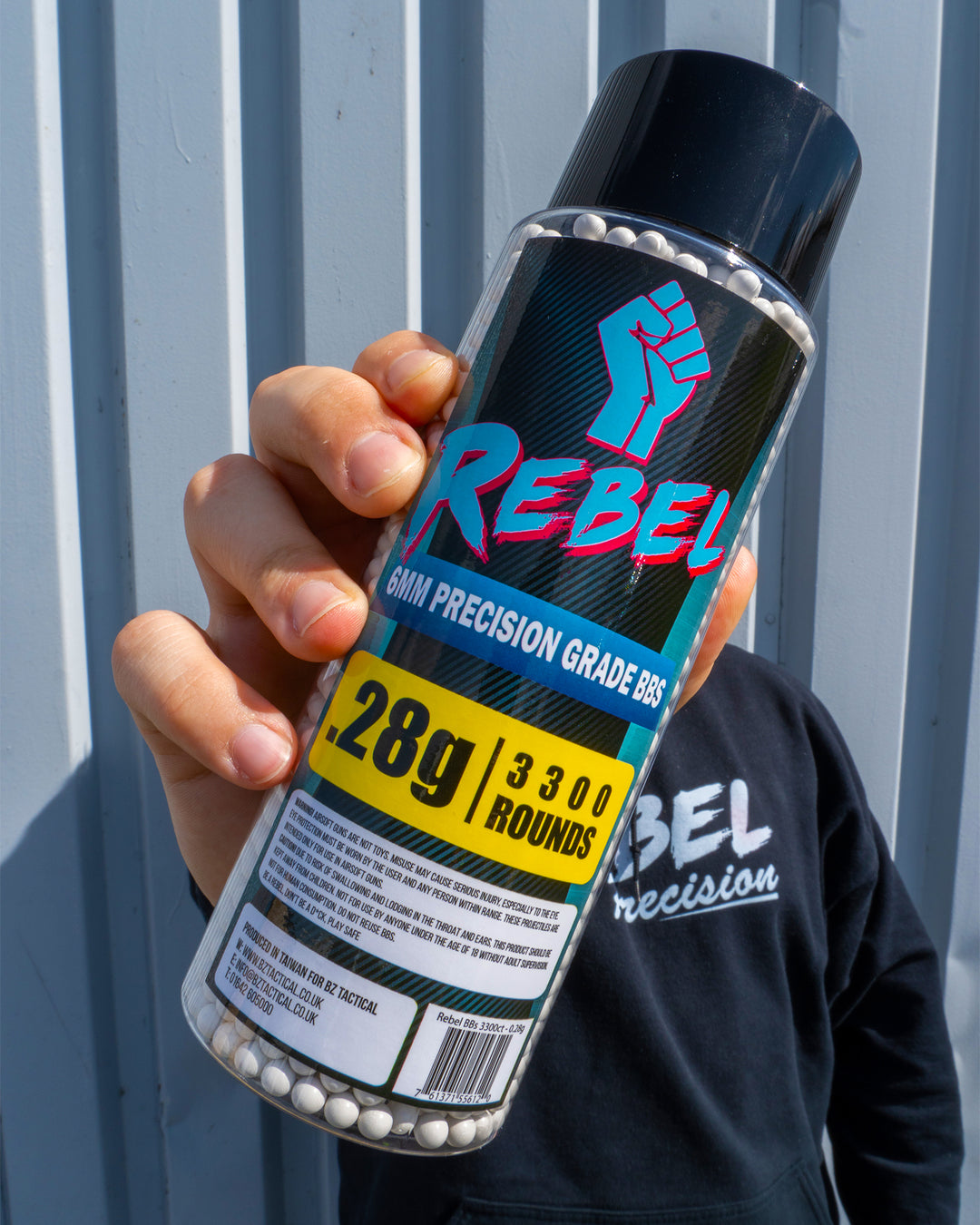 Rebel Precision 6mm BBs – 3300ct Bottle