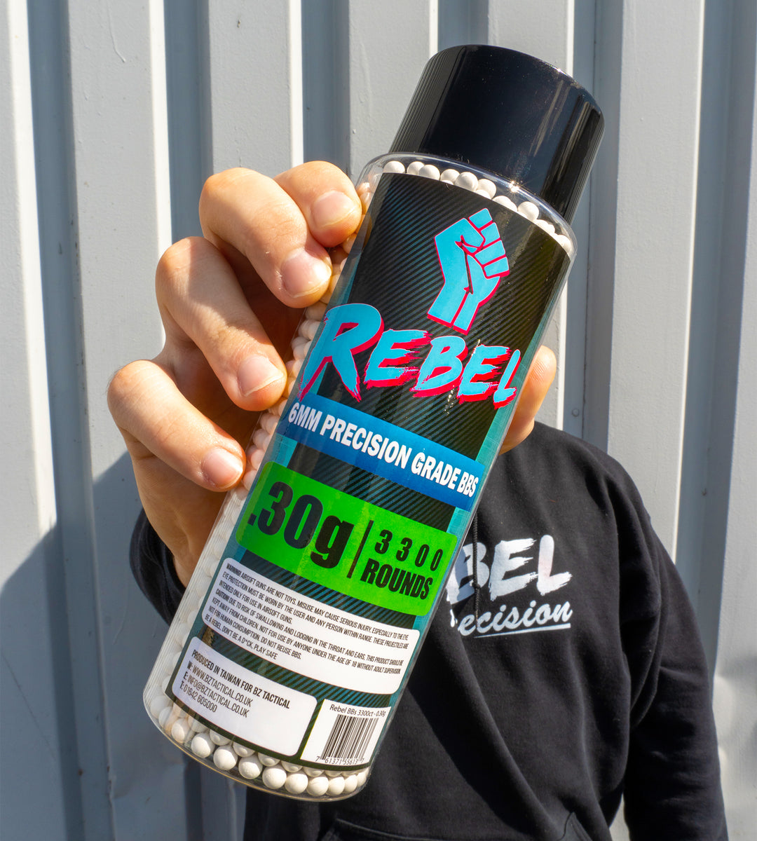Rebel Precision 6mm BBs – 3300ct Bottle
