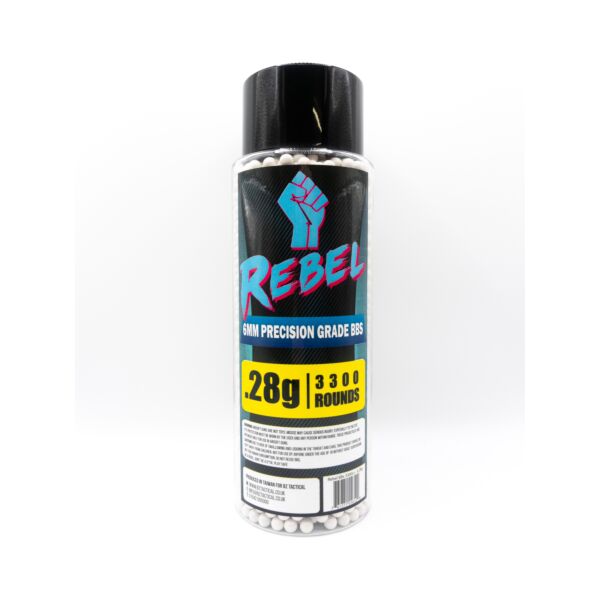 Rebel Precision 6mm BBs – 3300ct Bottle